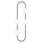 Opviq Abaküs - 4901 Lámpara de pared Blanco y Negro